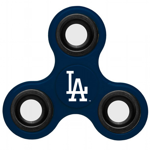 MLB Los Angeles Dodgers 3 Way Fidget Spinner B35 - Navy - Click Image to Close